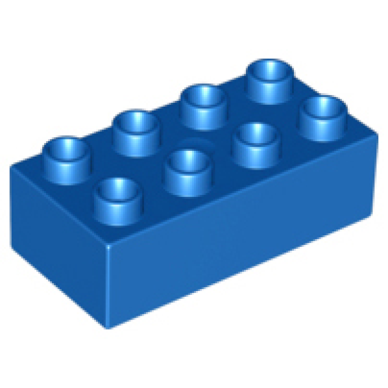 Duplo, Steen 2x4 Blue